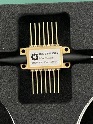 Janhoo 1310nm Butterfly SOA ημιαγωγός οπτικός ενισχυτής για ταχεία μετάδοση δεδομένων